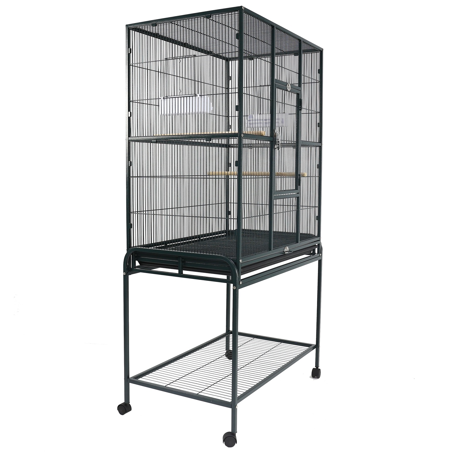 Flight Cages & Stand 31"x20"x62" (Green)
