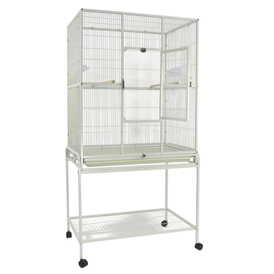 Flight Cages & Stand 31"x20"x62" (White)