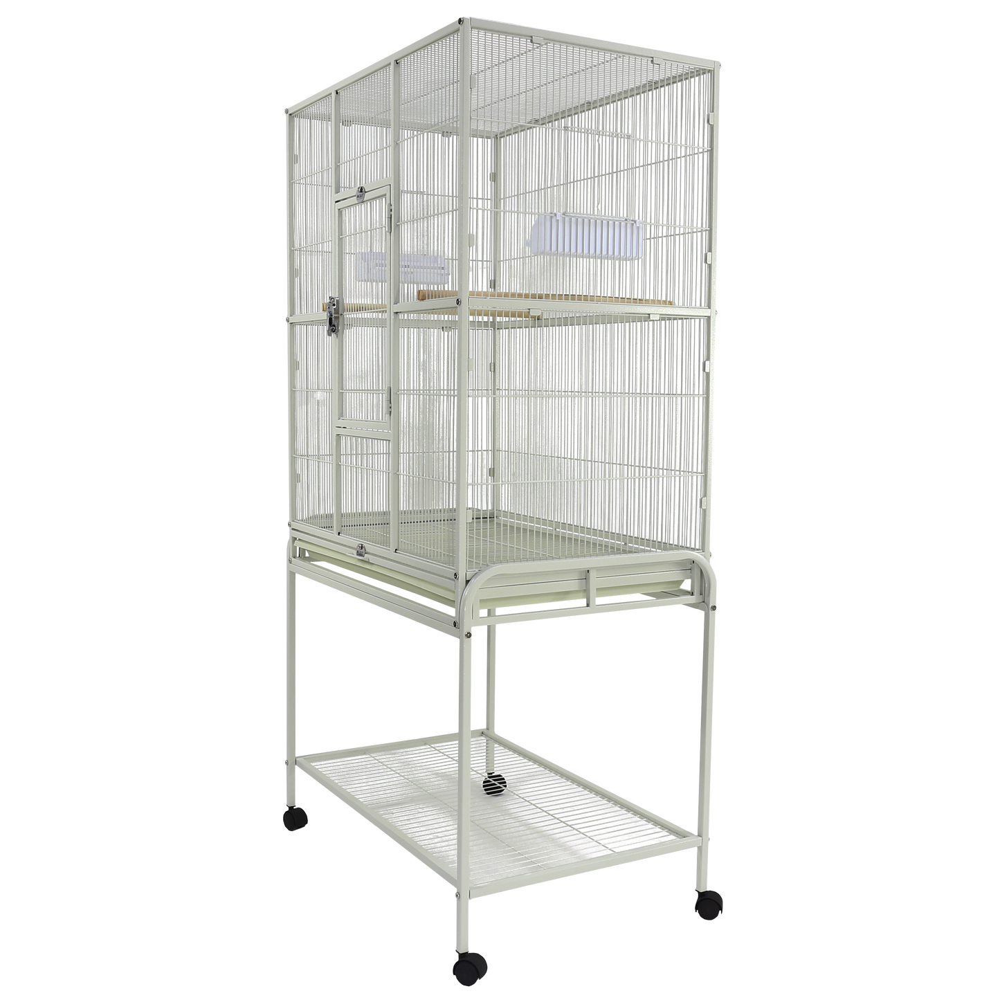 Flight Cages & Stand 31"x20"x62" (White)