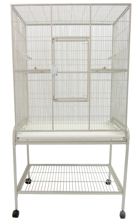 Flight Cages & Stand 32"x21"x63" (White)